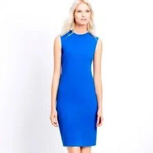 Vince Electric Blue Sheath Dress